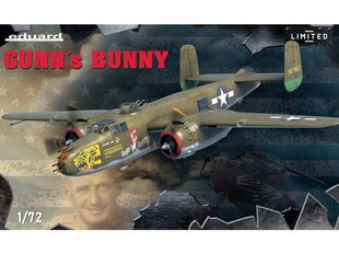 Сборная пластиковая модель Eduard - Gunn's Bunny Limited Edition (North American B-25 Mitchell), 1/72, 2139 цена и информация | Конструкторы и кубики | kaup24.ee