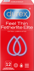 Durex kondoomid Fetherlite Elite, 12&nbsp;tk. hind ja info | Kondoomid | kaup24.ee