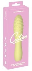 Мини-вибратор «Cuties», желтый цена и информация | Вибраторы | kaup24.ee