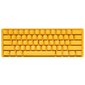 Ducky One 3 Mini Yellow MX-Red US hind ja info | Klaviatuurid | kaup24.ee