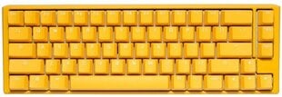 Ducky One 3 SF Yellow MX-Brown US цена и информация | Клавиатура с игровой мышью 3GO COMBODRILEW2 USB ES | kaup24.ee