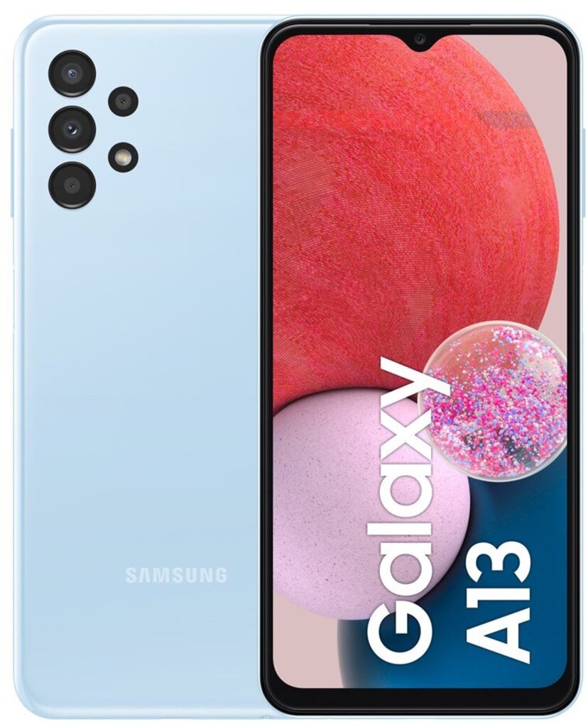 Samsung Galaxy A13 3/32GB Dual SIM Light Blue цена и информация | Telefonid | kaup24.ee