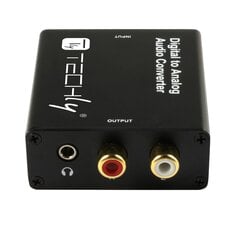 Helisignaali muundur Techly DAC Toslink Coaxial analoogile RCA L/R i 3.5mm цена и информация | Аксессуары для корпусов | kaup24.ee