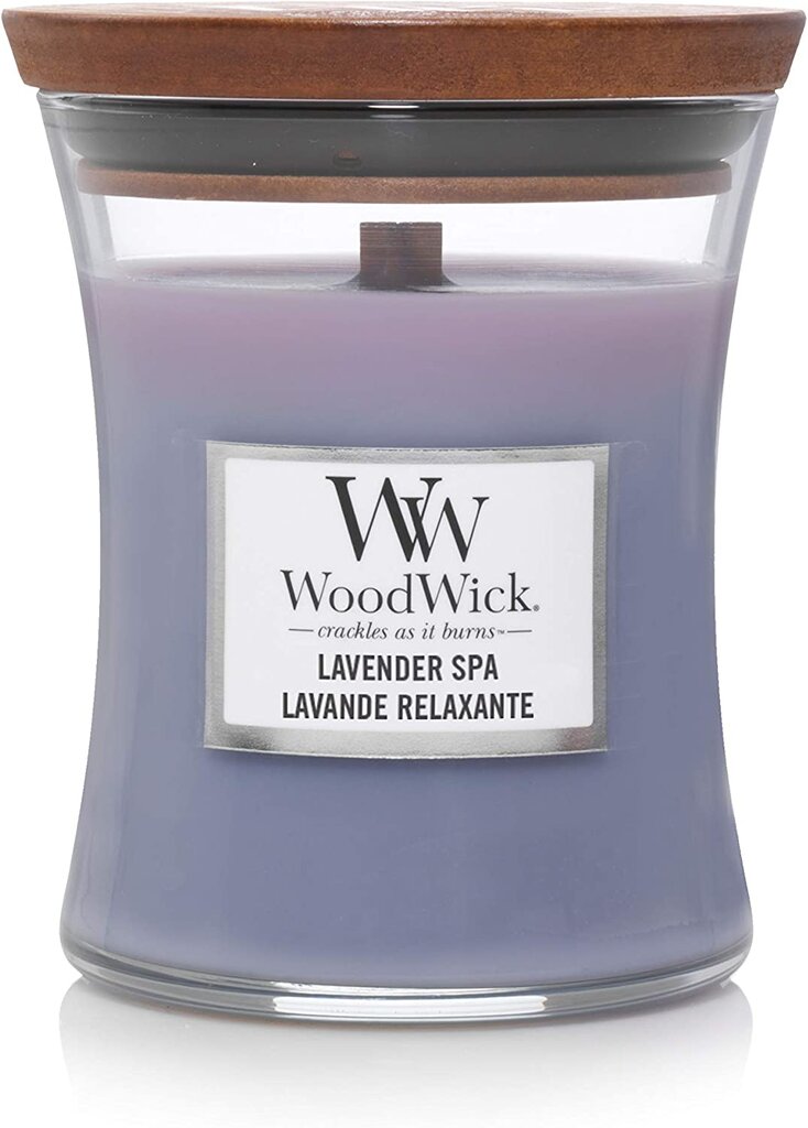 WoodWick lõhnaküünal Lavender Spa, 85 g цена и информация | Küünlad, küünlajalad | kaup24.ee