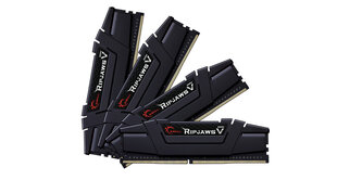 G.Skill Ripjaws V F4-2666C18Q-128GVK memory module 128 GB 4 x 32 GB DDR4 2666 MHz цена и информация | Оперативная память (RAM) | kaup24.ee