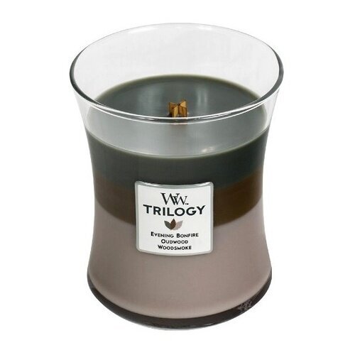 WoodWick lõhnaküünal Cozy Cabin Trilogy Vase, 609.5 g цена и информация | Küünlad, küünlajalad | kaup24.ee