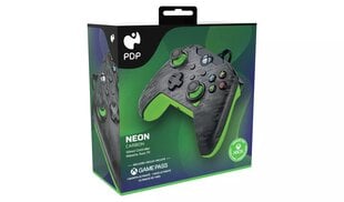 PDP Wired Controller Xbox Series X Carbon - Neon ( Green ) hind ja info | Mängukonsoolide lisatarvikud | kaup24.ee