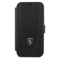 Чехол Ferrari Off Track Perforated Leather FEOGOFLBKP12SBK для iPhone 12 mini 5.4 Black цена и информация | Чехлы для телефонов | kaup24.ee