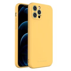 Wozinsky Color Case silikoonist painduv vastupidav ümbris iPhone 12 Pro kollane hind ja info | Telefoni kaaned, ümbrised | kaup24.ee