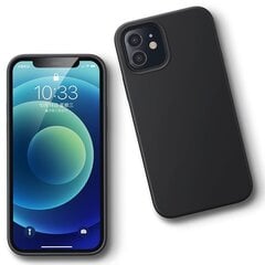 Ugreen Protective Silicone Case kummist painduv silikoonümbrise kate iPhone 12 mini must цена и информация | Чехлы для телефонов | kaup24.ee