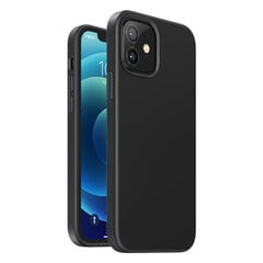 Ugreen Protective Silicone Case kummist painduv silikoonümbrise kate iPhone 12 mini must цена и информация | Чехлы для телефонов | kaup24.ee