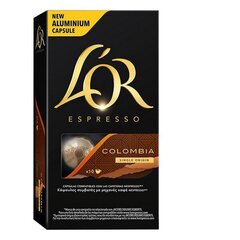 Кофейные капсулы Lor Colombia, 10 шт. цена и информация | Кофе, какао | kaup24.ee