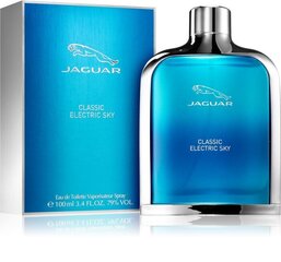 Tualettvesi Jaguar Classic Electric Sky EDT meestele 100 ml hind ja info | Meeste parfüümid | kaup24.ee