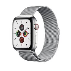 Milanese Loop – Hõbe 42/44/45mm цена и информация | Аксессуары для смарт-часов и браслетов | kaup24.ee