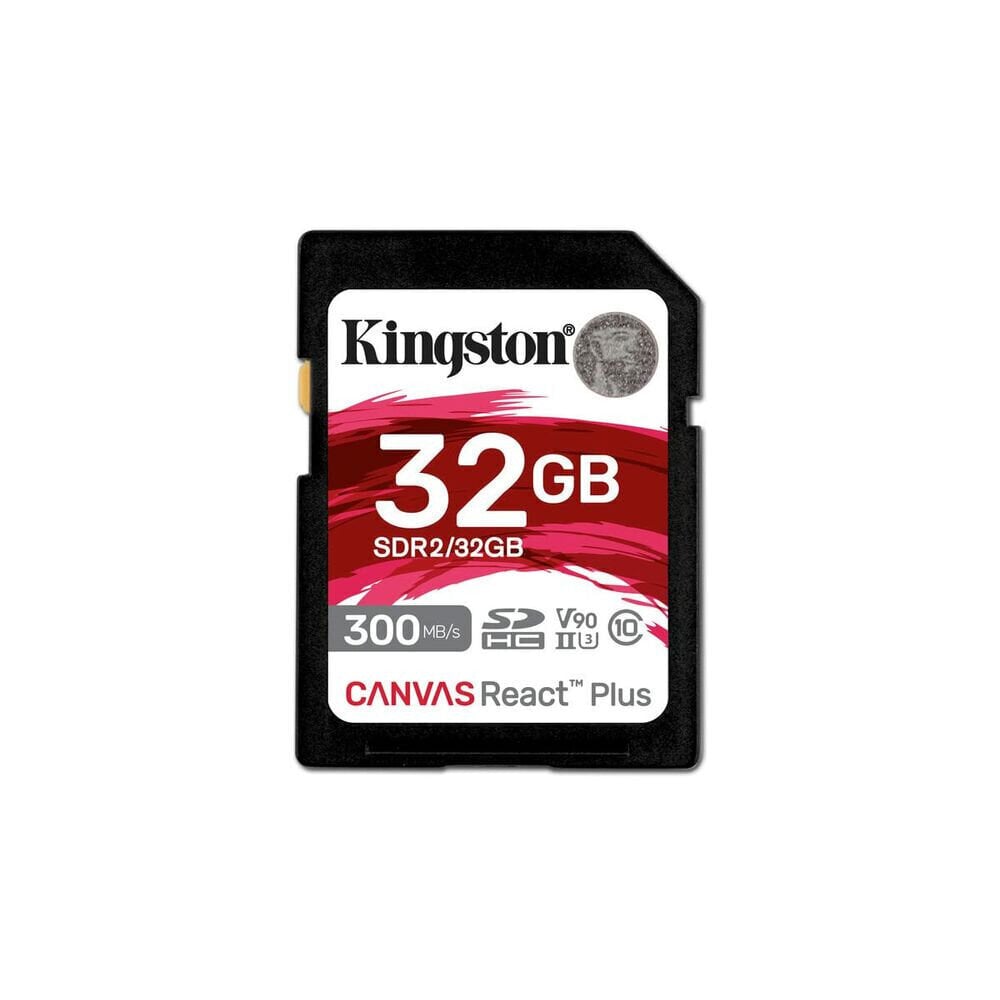 Mälukaart Kingston Canvas React Plus SD 32GB цена и информация | Mobiiltelefonide mälukaardid | kaup24.ee