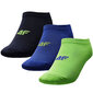 Sokid poisile 4F HJL22 JSOM004 72S+33S+31S, must/sinine/roheline hind ja info | Poiste sukkpüksid ja sokid | kaup24.ee