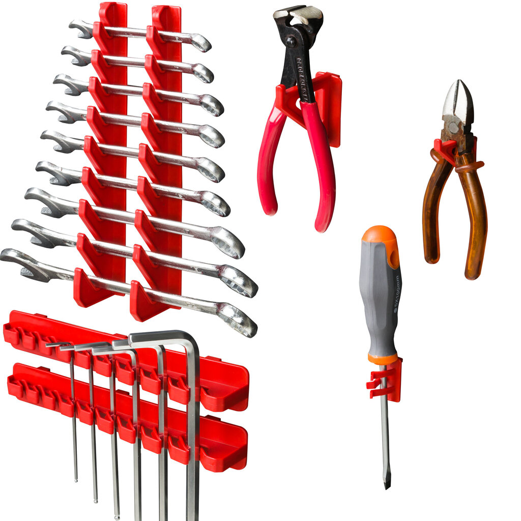Sein tööriistadele erinevate riiulitega 170x78 cm hind ja info | Tööriistakastid, tööriistahoidjad | kaup24.ee