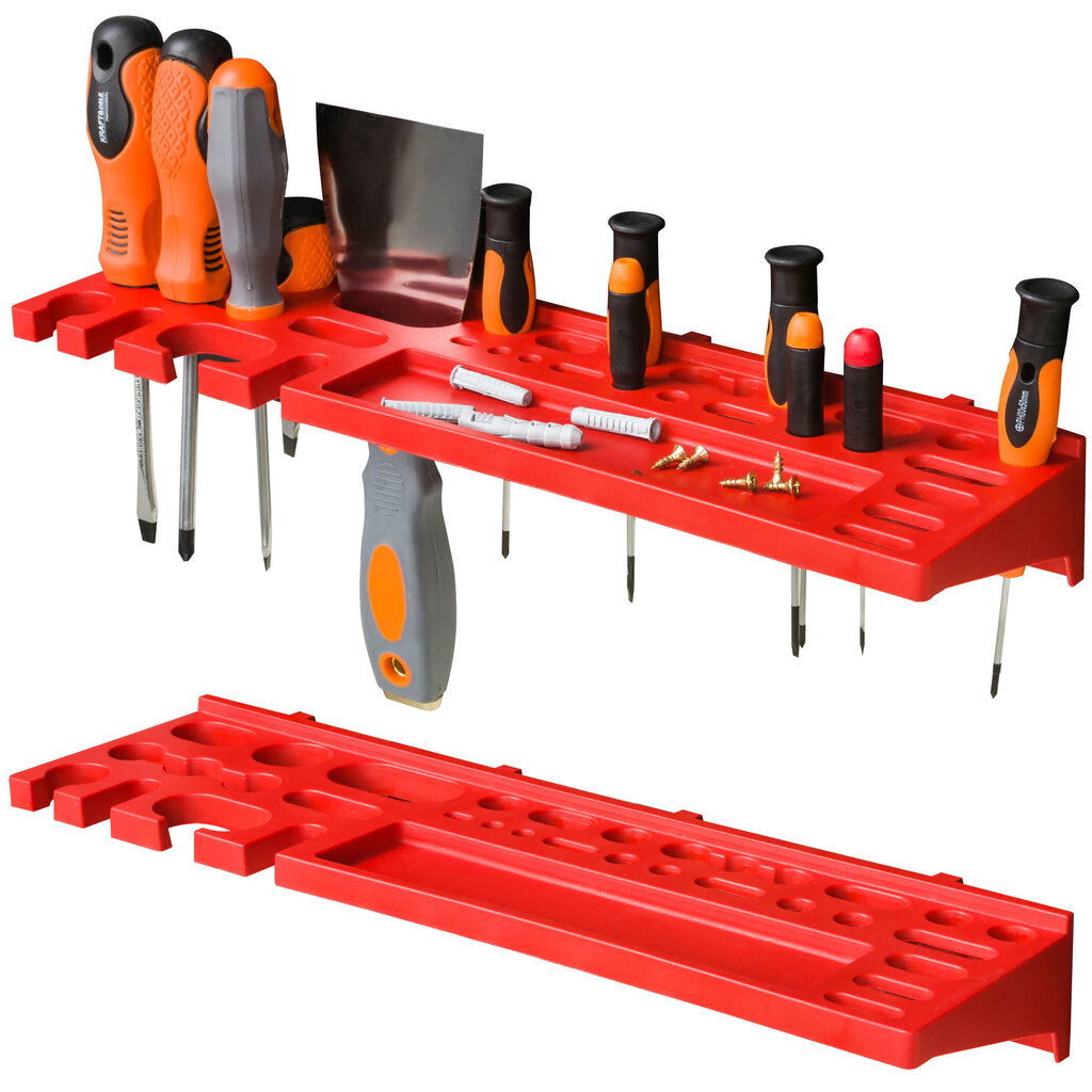 Sein tööriistadele erinevate riiulitega 170x78 cm hind ja info | Tööriistakastid, tööriistahoidjad | kaup24.ee