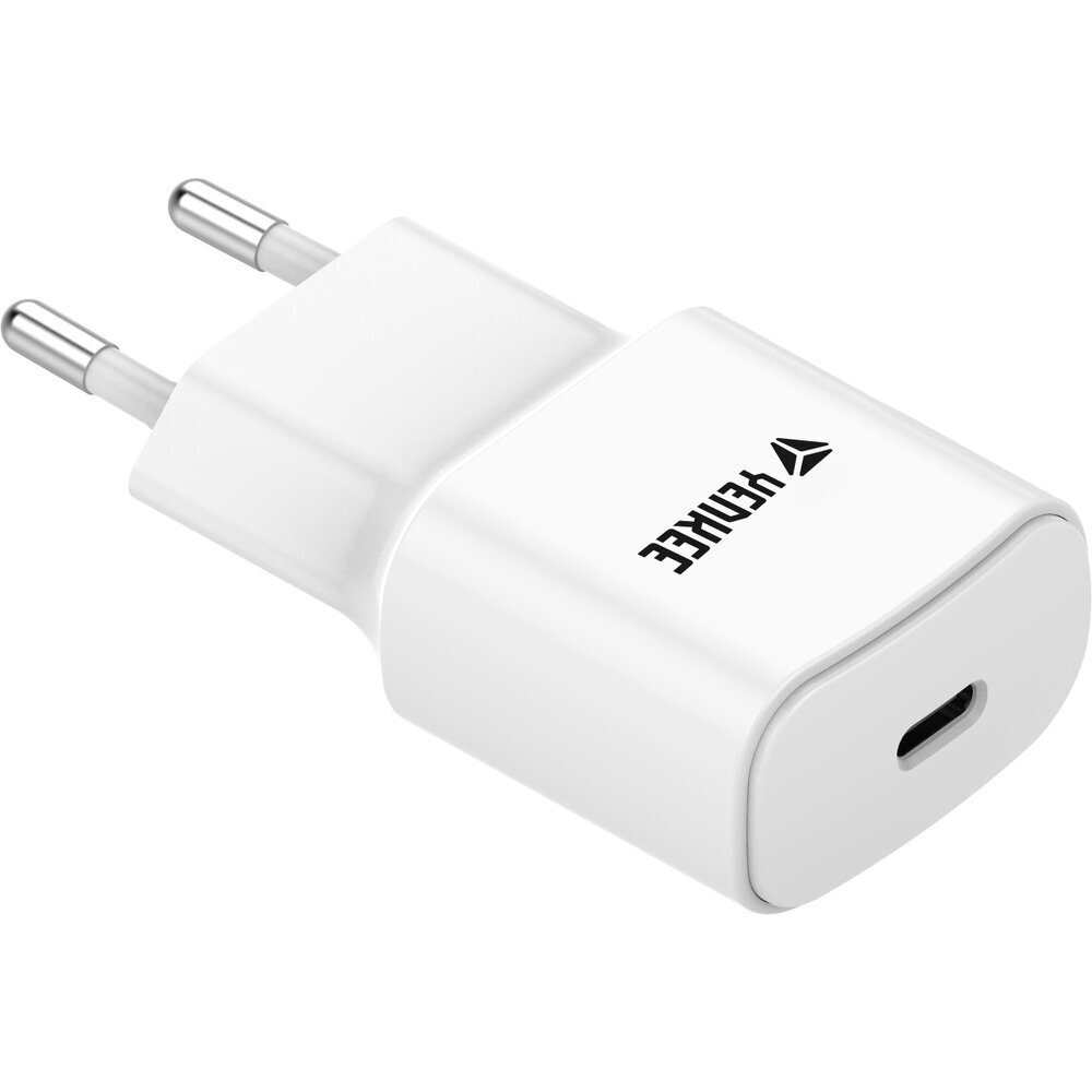 Quick Charge 3.0 laadija YENKEE, USB-C, 20W, QC 3.0 цена и информация | Mobiiltelefonide laadijad | kaup24.ee