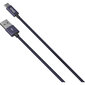 Punutud kaabel YENKEE, 2.0 USB A - USB C, 480 Mbps, 3A, 2m, alumiiniumist korpus, lilla hind ja info | Mobiiltelefonide kaablid | kaup24.ee