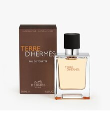 Meeste tualettvesi Hermes Terre d'Hermes EDT, 50 ml hind ja info | Meeste parfüümid | kaup24.ee