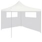 3070416 vidaXL Gazebo Akendega 590 x 200 cm valge külgsein (315305) цена и информация | Varikatused ja aiapaviljonid | kaup24.ee