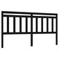 vidaXL voodipeats, must, 186 x 4 x 100 cm, männipuit hind ja info | Voodid | kaup24.ee