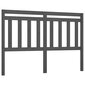 vidaXL voodipeats, hall, 166 x 4 x 100 cm, männipuit hind ja info | Voodid | kaup24.ee