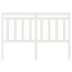 vidaXL voodipeats, valge, 166 x 4 x 100 cm, männipuit цена и информация | Кровати | kaup24.ee