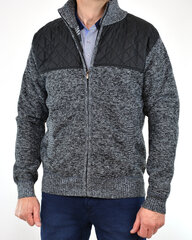 Свитер мужской на молнии Ot-thomas 1673, серый цена и информация | свитер e193 - черный | kaup24.ee
