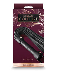 BONDAGE COUTURE FLOGGER BLACK цена и информация | БДСМ и фетиш | kaup24.ee