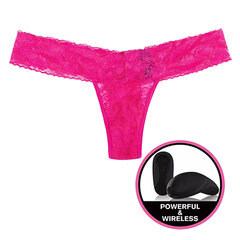 Secrets Vibrating Panties - Lace Thong Pink Queen цена и информация | Сексуальное женское белье | kaup24.ee