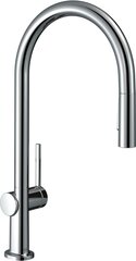 Смеситель для кухни с выдвижным шлангом Hansgrohe Talis M54 72801000 цена и информация | Смесители | kaup24.ee