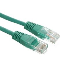 Сетевой кабель Alantec KKU5ZIE3 3 м Cat5e U/UTP (UTP) Зеленый цена и информация | Кабели и провода | kaup24.ee