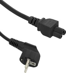 Kabel zasilający Qoltec 3pin S03/ST1 (50548) цена и информация | Зарядные устройства для ноутбуков | kaup24.ee