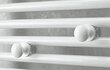 Elektriline käterätikuivati Atlantic Doris-4, mudel Mixt-Ventilo 1750 W, keskkütteühendusega, valge цена и информация | Vannitoa radiaatorid ja käterätikuivatid | kaup24.ee