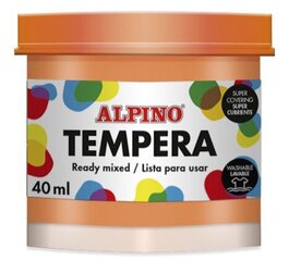 Guašš (tempera) Alpino, orange, 40 ml hind ja info | Kunstitarbed, voolimise tarvikud | kaup24.ee