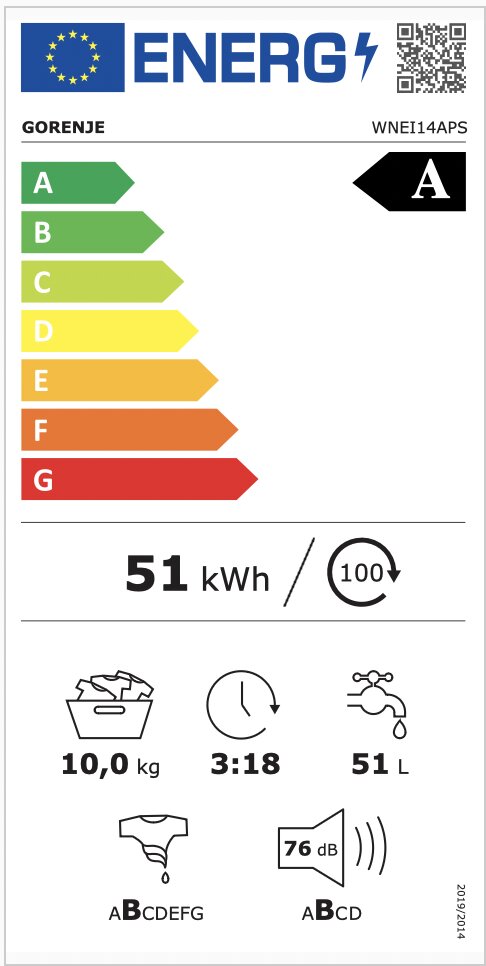 Gorenje WNEI14APS hind ja info | Pesumasinad | kaup24.ee