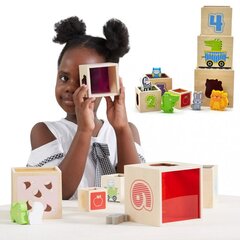 Puidust püramiidi puzzle - Viga hind ja info | Imikute mänguasjad | kaup24.ee
