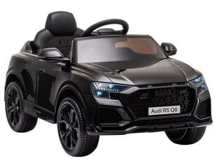 Audi RS Q8 ühekohaline elektriauto, must цена и информация | Электромобили для детей | kaup24.ee