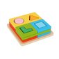 Värviline puidust puzzle - Tooky Toy hind ja info | Imikute mänguasjad | kaup24.ee