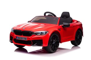 BMW M5 Drift ühekohaline elektriauto, punane hind ja info | Laste elektriautod | kaup24.ee