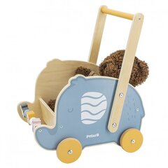 Viga PolarB puidust jalutuskäru ja lapsevanker ühes tükis hind ja info | Arendavad mänguasjad | kaup24.ee