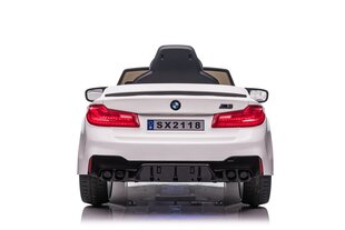 BMW M5 DRIFT, ühekohaline elektriauto, valge hind ja info | Laste elektriautod | kaup24.ee