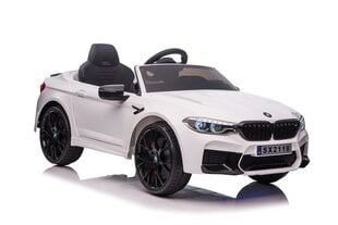 BMW M5 DRIFT, ühekohaline elektriauto, valge hind ja info | Laste elektriautod | kaup24.ee