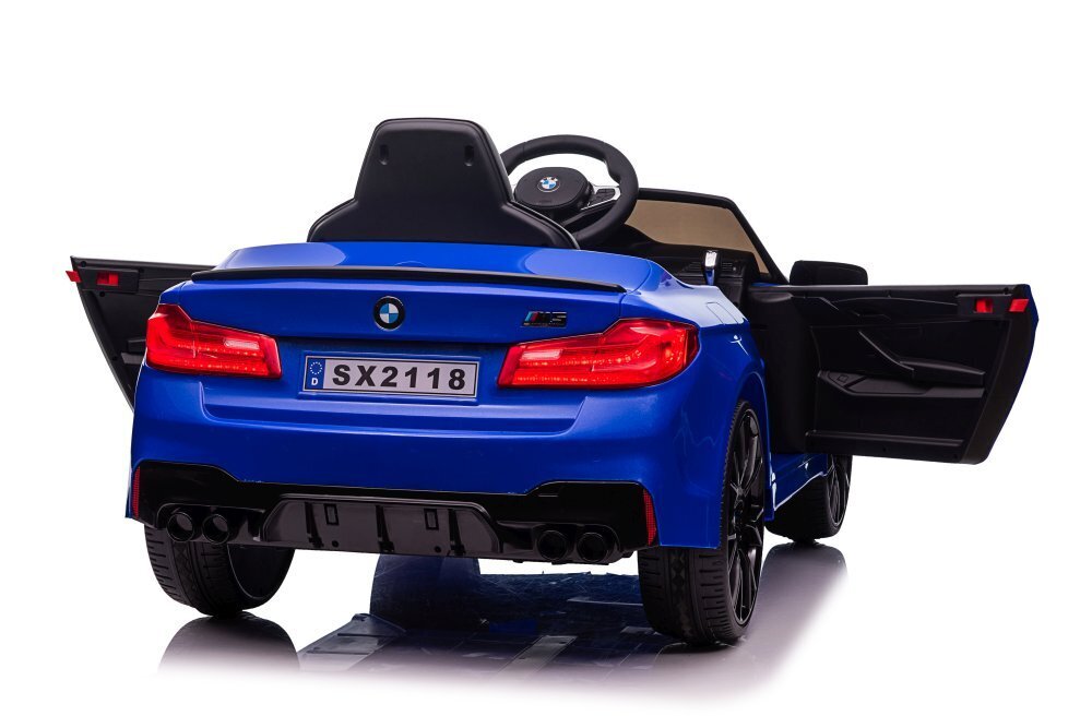 BMW M5 SX2118 ühekohaline elektriauto lastele, sinine цена и информация | Laste elektriautod | kaup24.ee