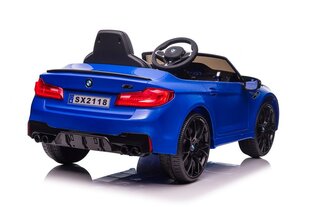 BMW M5 SX2118 ühekohaline elektriauto lastele, sinine hind ja info | Laste elektriautod | kaup24.ee