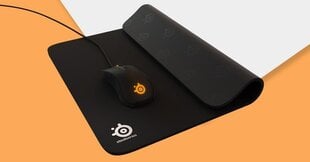 SteelSeries QcK Heavy, must цена и информация | Мыши | kaup24.ee