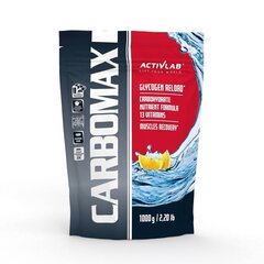 Toidulisand, Activlab CarboMax Energy, Sidrunimaitseline, 1000 g цена и информация | Витамины, пищевые добавки, препараты для хорошего самочувствия | kaup24.ee