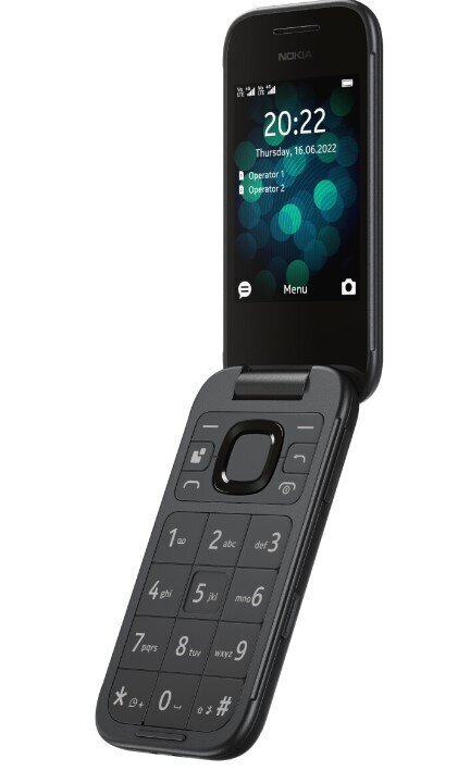Nokia 2660 Flip 4G 1GF011GPA1A01 Black цена и информация | Telefonid | kaup24.ee